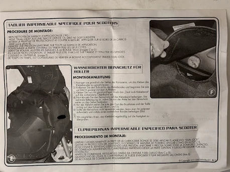 Coprigambe Suzuki Burgman 125/150 LEG114 Impermeabile Oxford 420D