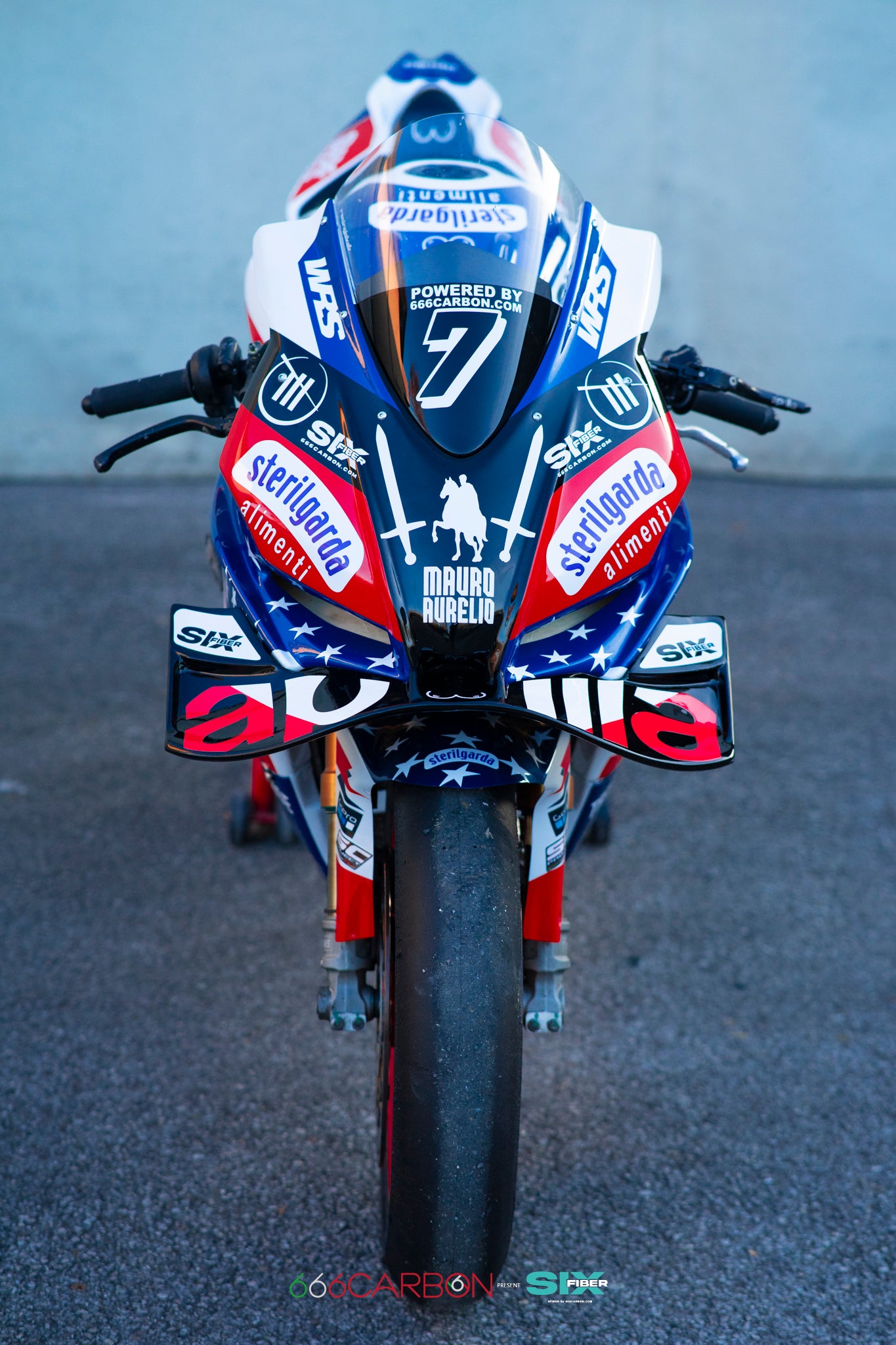 KIT CARENA COMPLETA IN SIXFIBER + ACCESSORI | VERNICIATA REPLICA TRACKHOUSE MOTOGP PER APRILIA RSV4 1100 2015 - 18 E 1100 2019 - 20