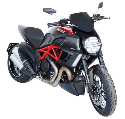 PARE-BRISE AVANT EN PLEXIGLAS F. FABBRI POUR DUCATI DIAVEL (2011/2015)