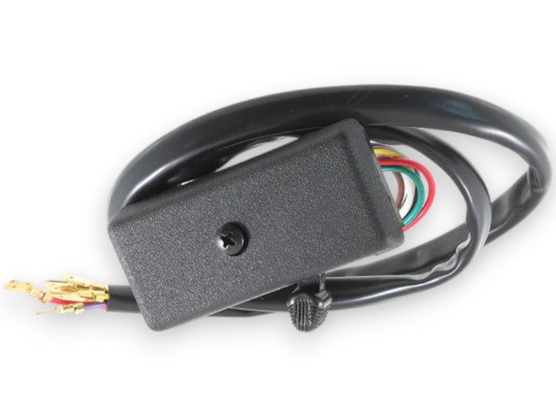 096745 Deviatore Frecce Piaggio Vespa PX (V8X1T) 80cc 1981/1982 – Deviatore Frecce con Cablaggi e Simboli