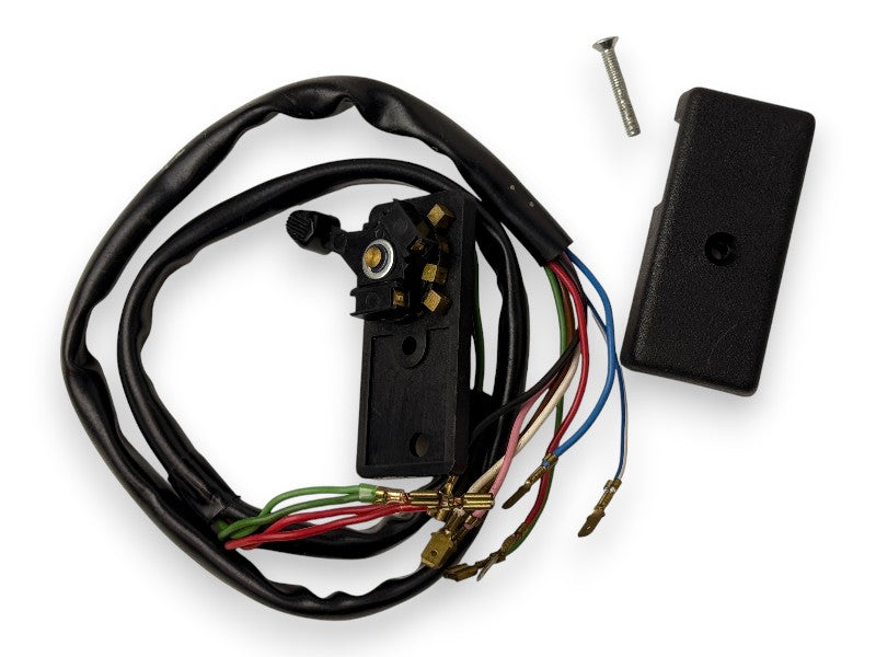 096745 Deviatore Frecce Piaggio Vespa PX (V8X1T) 80cc 1981/1982 – Deviatore Frecce con Cablaggi e Simboli