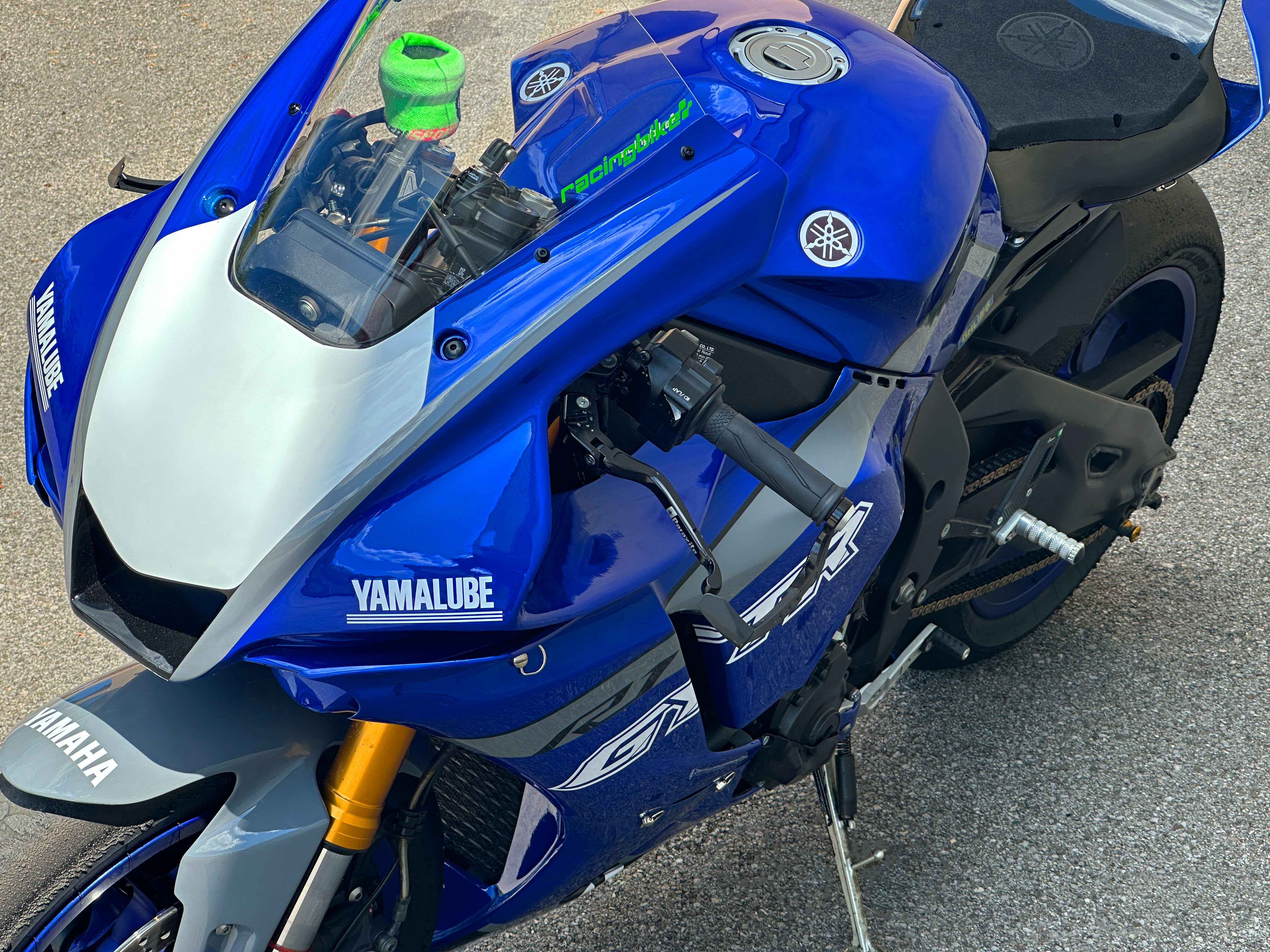 KIT CARÉNAGE COMPLET SIXFIBER RACING YAMAHA YZF R1 2020 2021 2022 2023 2024 2025 & R1 M REPLICA GYTR BLEU GRIS BLANC NOIR