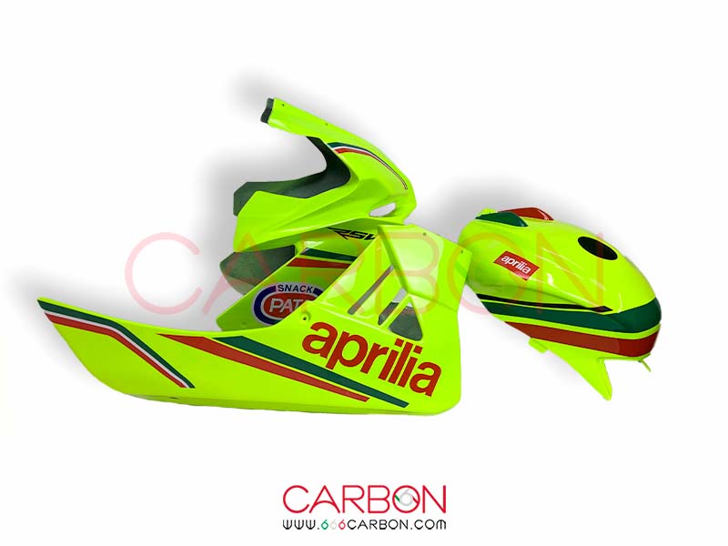 KOMPLETTES VERKLEIDUNGSKIT RACING SIXFIBER LACKIERTES DESIGN 15 APRILIA RSV4 2015-2020