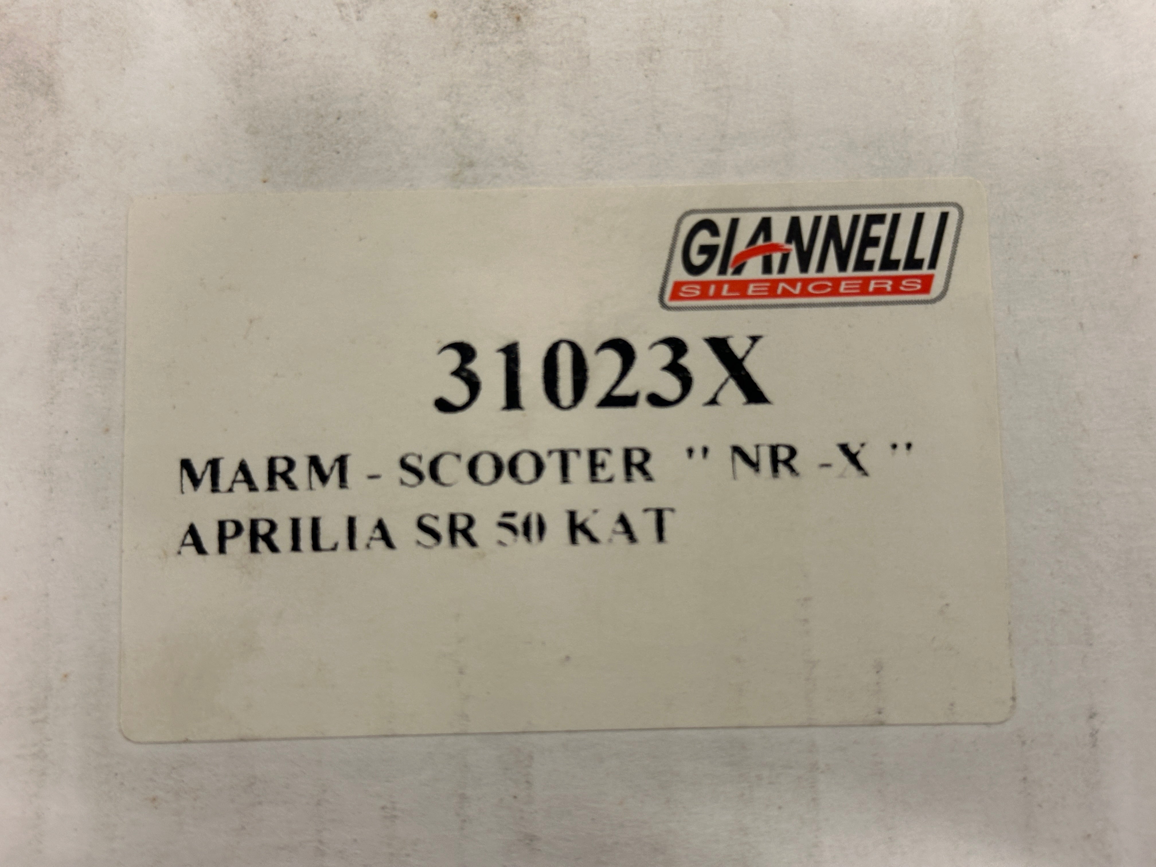 Marmitta Giannelli NR-X 31023X per Aprilia SR 50 2T KAT con kit rulli e molle
