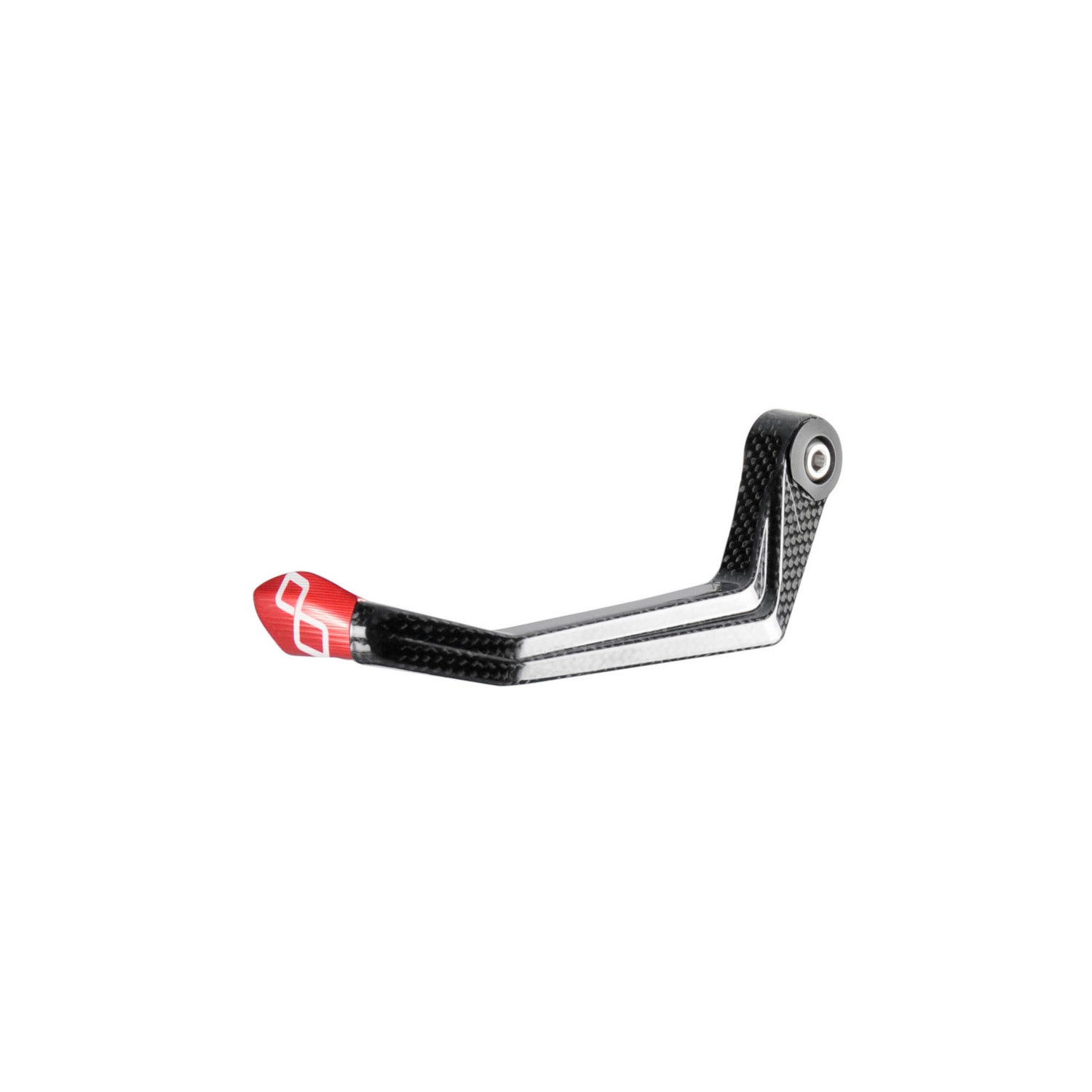 Protezione Leva Frizione in Carbonio/ Terminale Colorato - Interasse 132 mm