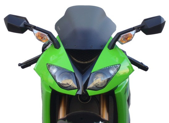 WINDSCHUTZSCHEIBE AUS PLEXIGLAS F. FABBRI KAWASAKI ZX-10R 2008/2010 ZX-6R 2009/16 ZX-636R 2013/2017 DOPPELBLASEN
