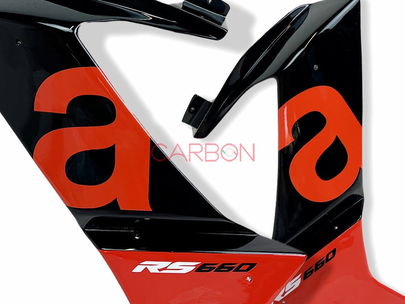 KIT CARENA COMPLETA RACING SIXFIBER APRILIA RS 660 VERNICIATA REPLICA RACING BLACK
