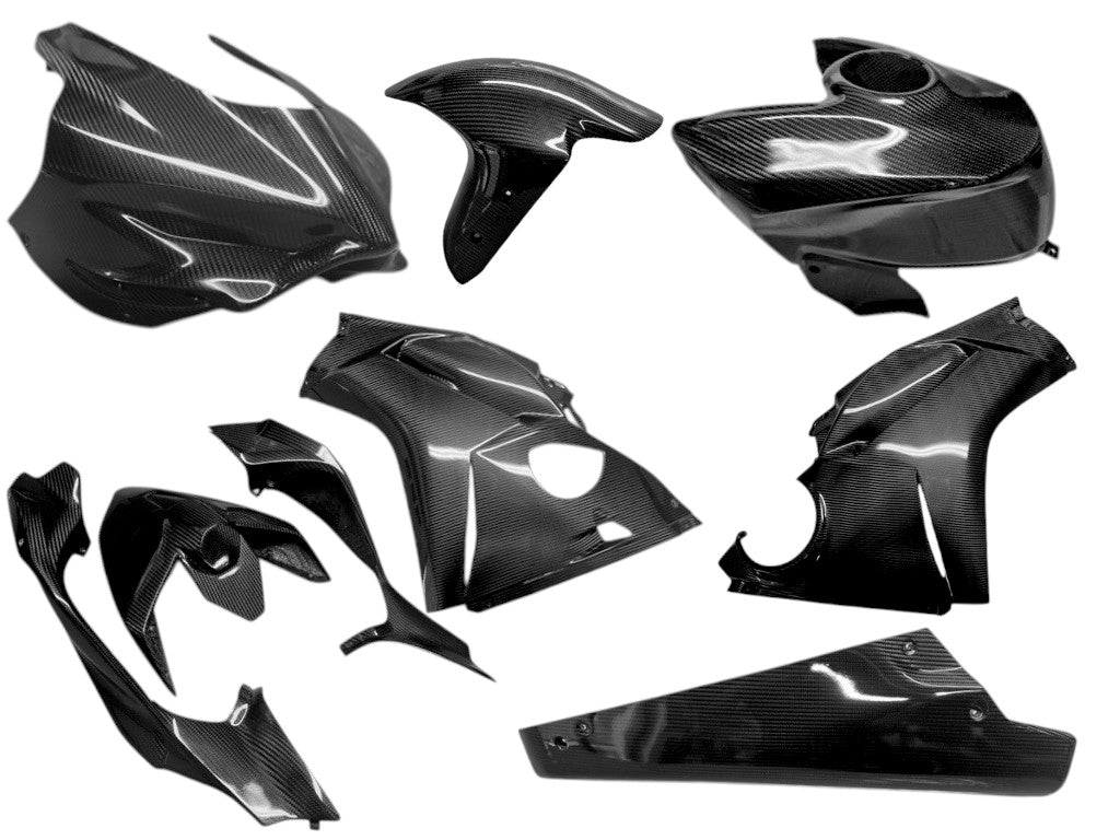 KIT CARÉNAGE COMPLET RACING CARBONE AUTOCLAVE POUR DUCATI PANIGALE V4 / V4S / V4R / Tricolore 2025