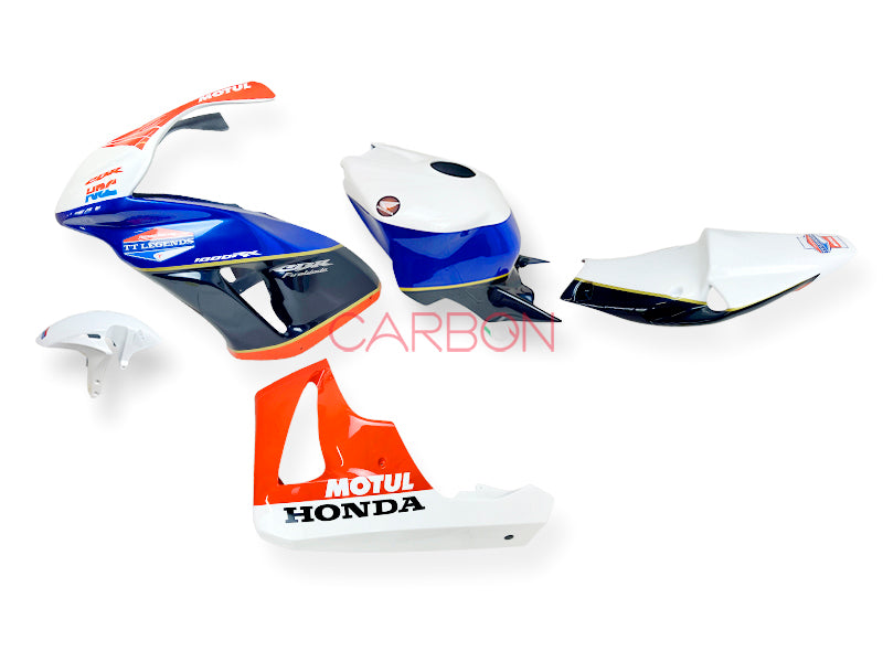 KIT CARÉNAGE COMPLET PEINT RACING REPLICA TT LEGEND FIBRE DE VERRE CBR 1000 RR 2006-07