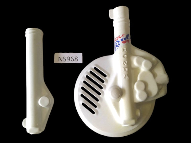 UFO Kit Paradisco Anteriore Honda XL 200 – Bianco (Copridisco + Copristelo)