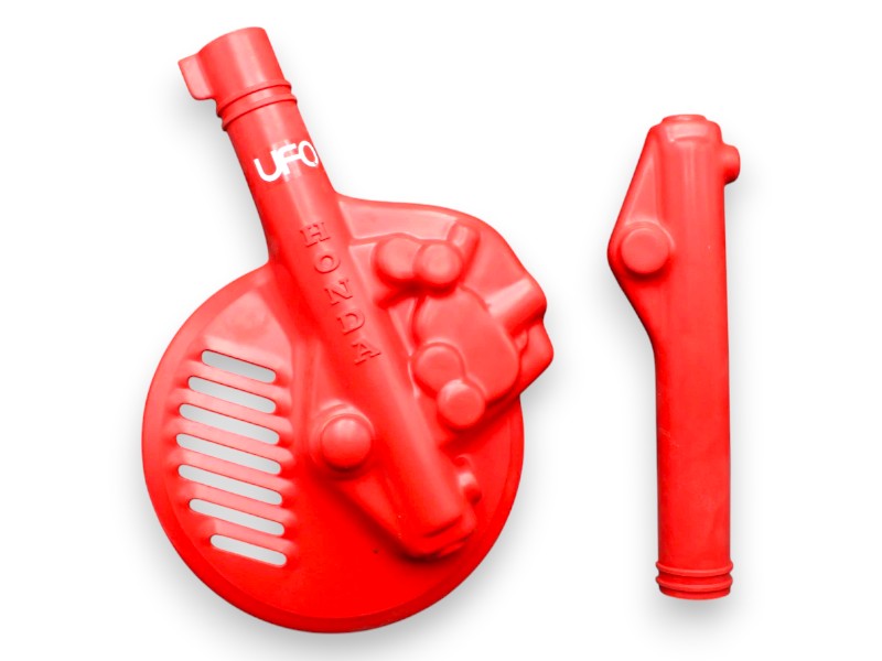 UFO Kit Paradisco Anteriore Honda XL 200 – Rosso (Copridisco + Copristelo)