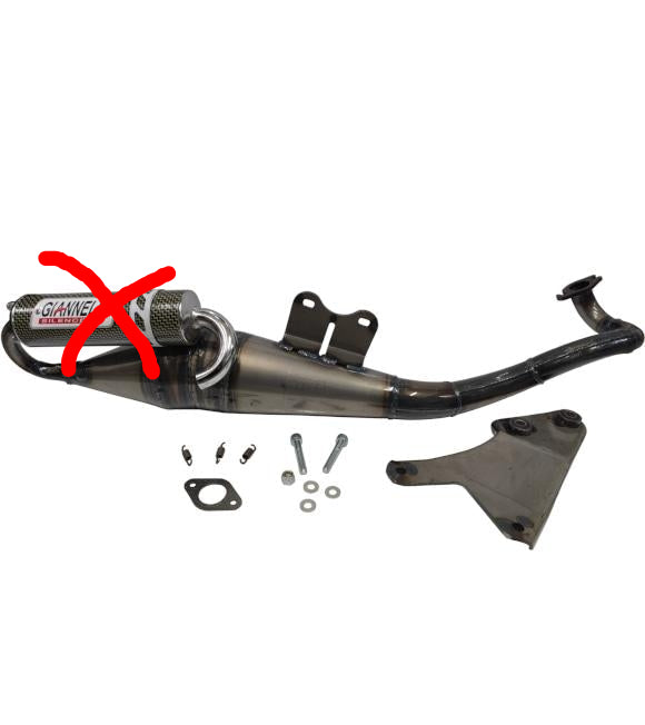 Marmitta Giannelli 31022X senza silenziatore – Corpo scarico per Aprilia SR Ditech 50 2T