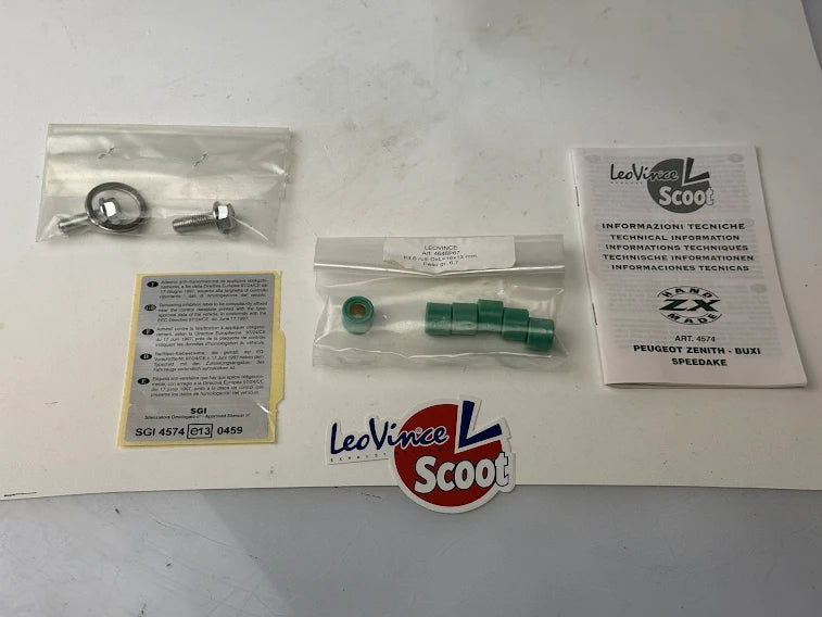 Marmitta Espansione Leovince ZX per Peugeot Zenith Buxy Speedake 50 2T