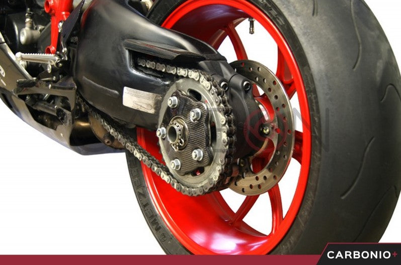 DUCATI AUTOCLAVE CARBON 5-LOCH-KRONENHALTERABDECKUNG