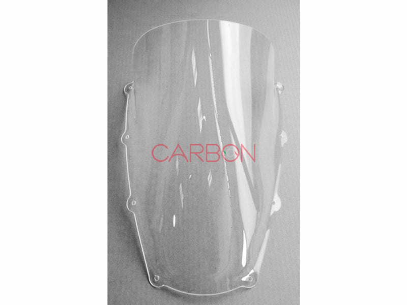 PLEXIGLASS DOUBLE BUBBLE SCREEN TRACK ONLY TRANSPARENT F.FABBRI APRILIA RSV MILLE 2000-03