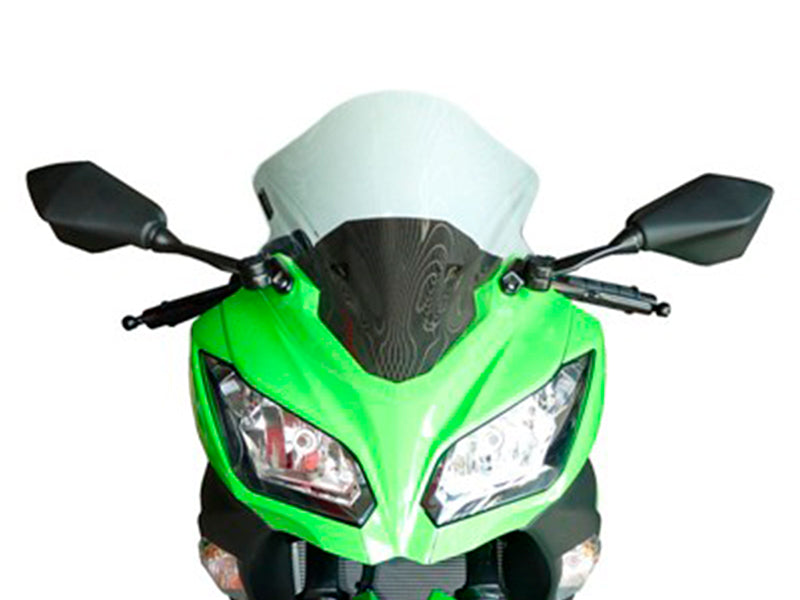 PLEXIGLASS CUPOLINO DOPPIA BOLLA TRASPARENTE F.FABBRI KAWASAKI NINJA 300 2013-16