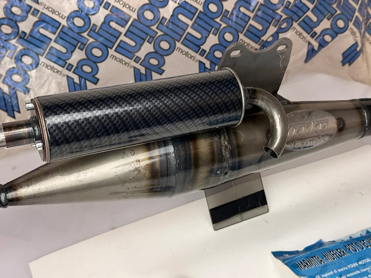 POLINI-200.0180-Marmitta-Espansione-con-Silenziatore-Carbon-Look-Peugeot