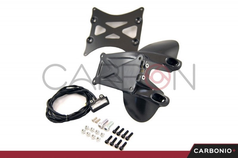 KIT PORTATARGA LATERALE CARBONIO AUTOCLAVE DUCATI DIAVEL