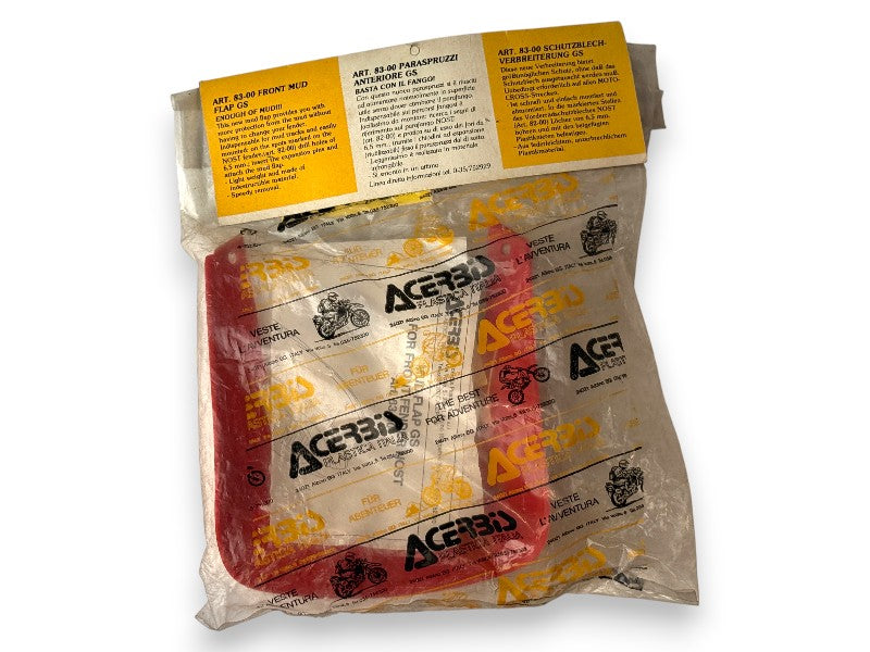 Acerbis Parafango / Paraspruzzi Posteriore Enduro Epoca 83–00 – Rosso