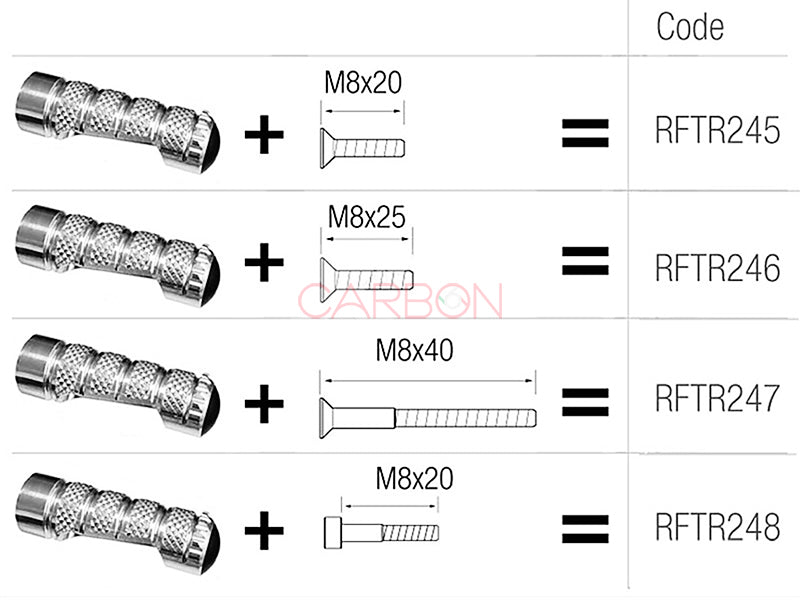 POGGIAPIEDE FISSO LIGHTECH PER PEDANE ARRETRATE (PEZZO SINGOLO RICAMBIO)