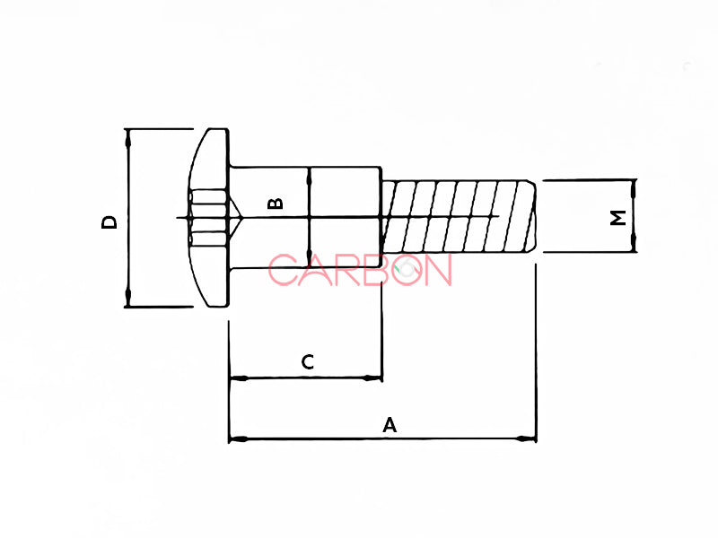 SPECIAL SCREW ERGAL M5 LIGHTECH