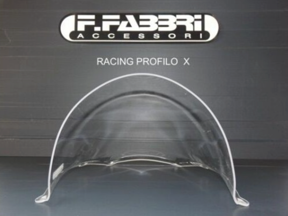 PLEXIGLASS WINDSHIELD ONLY TRACK TRANSPARENT F.FABBRI KAWASAKI NINJA ZX-6RR 2003-04