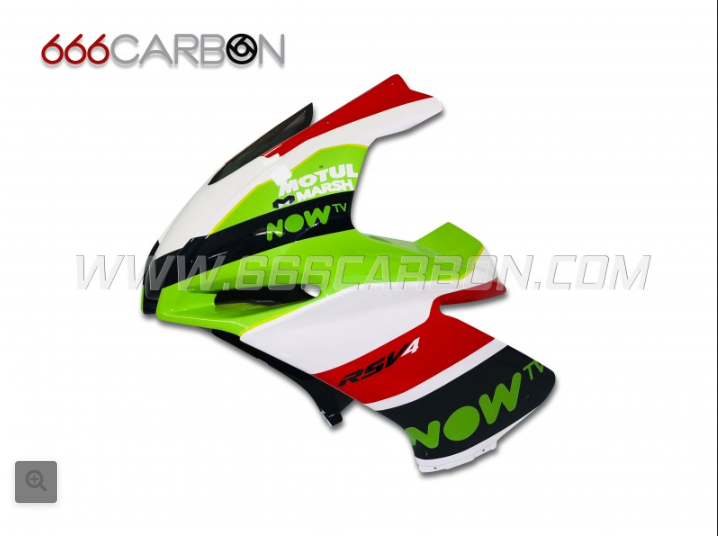 KIT CARENADO COMPLETO RACING SIXFIBER PINTADO DISEÑO 1 APRILIA RSV 4 2015-2020