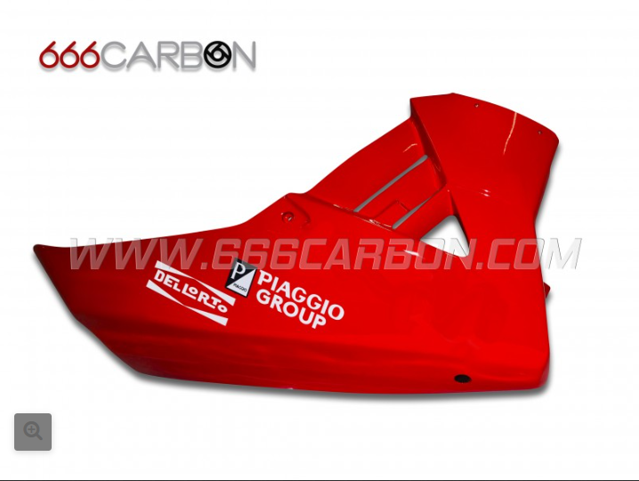 KIT CARENADO COMPLETO RACING SIXFIBER PINTADO DISEÑO 1 APRILIA RSV 4 2009-2014