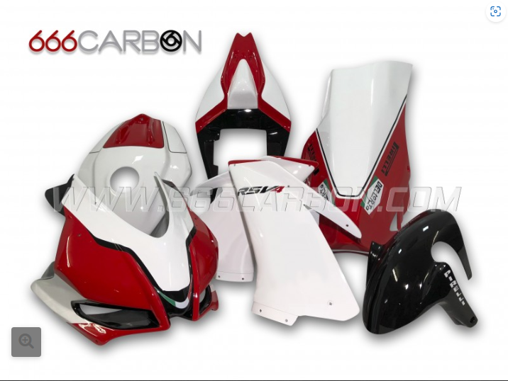 KIT CARÉNAGE COMPLET RACING PEINT AVIOFIBER DESIGN 3 APRILIA RSV 4 2009-2014