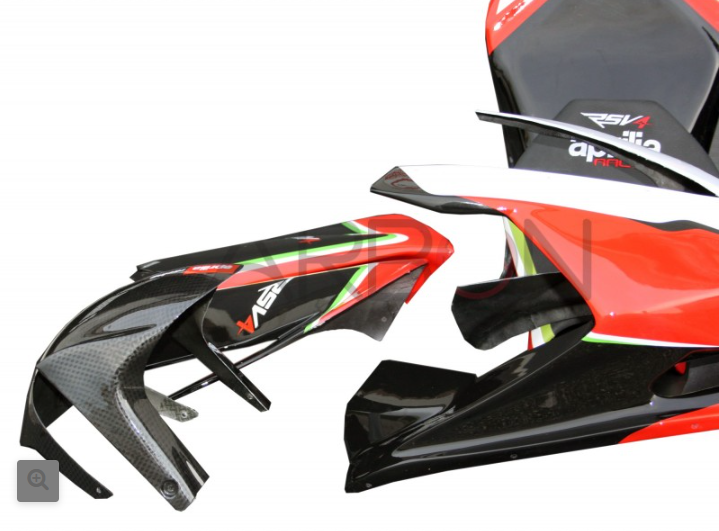 KIT CARENADO RACING COMPLETO SIXFIBER PINTADO DISEÑO 4 SBK RÉPLICA APRILIA RSV 4 2009-2014