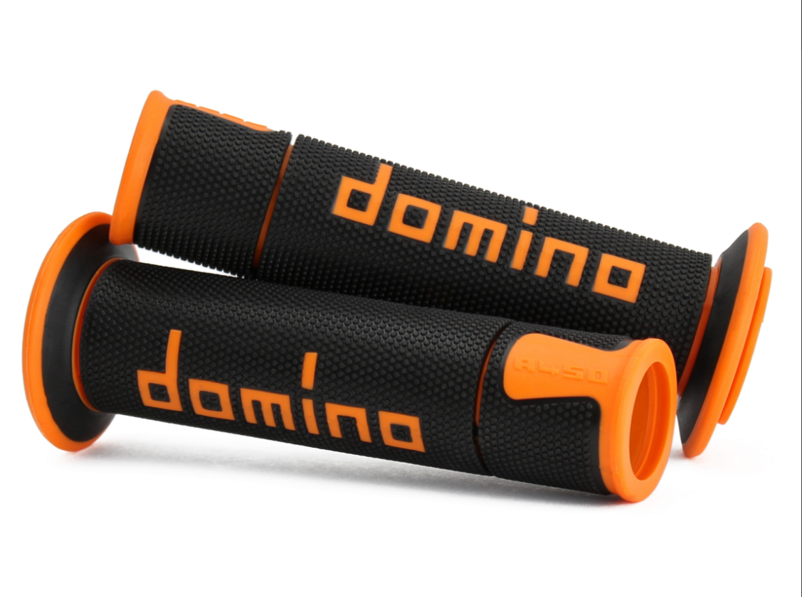 COPPIA MANOPOLE DOMINO A450 ROAD-RACING - VARI COLORI