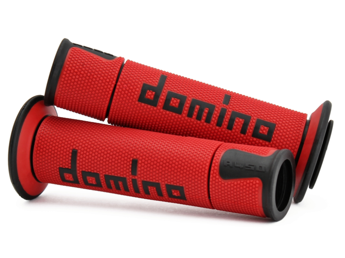 COPPIA MANOPOLE DOMINO A450 ROAD-RACING - VARI COLORI