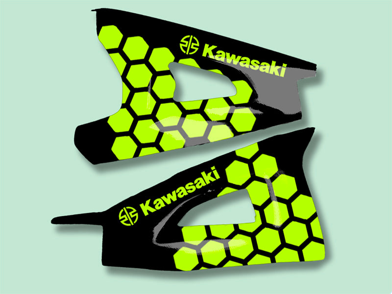 FUNDA BASCULANTE CARBONO PINTADA KAWASAKI ZX-10 RR 2016-25