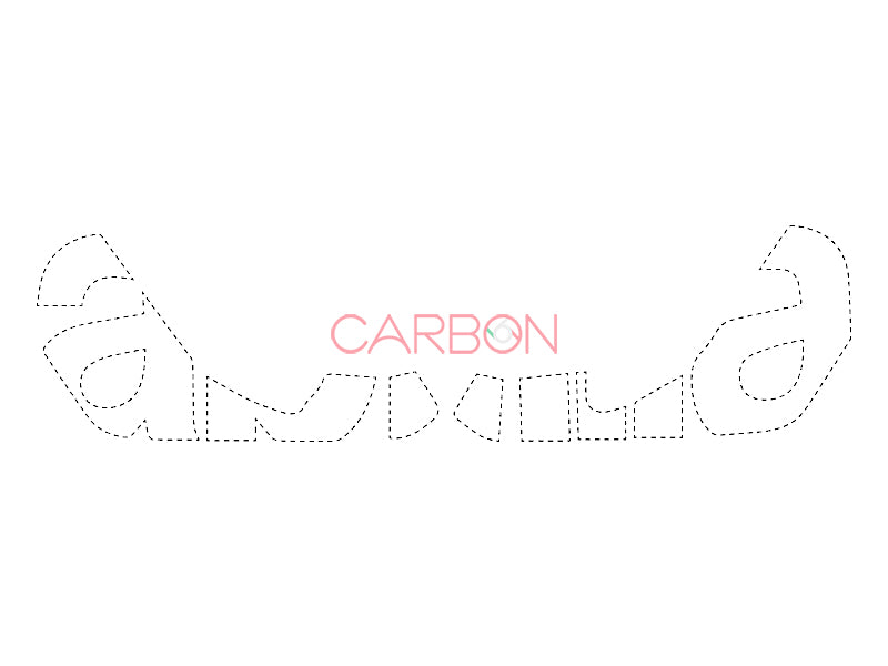 WRITING STICKER STICKER FOR FRONT WING APRILIA RSV4 1100 2021-23