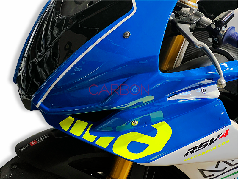 ADESIVO STICKER SCRITTA PER ALA FRONTALE ALETTONE APRILIA RSV4 1100 2021-23