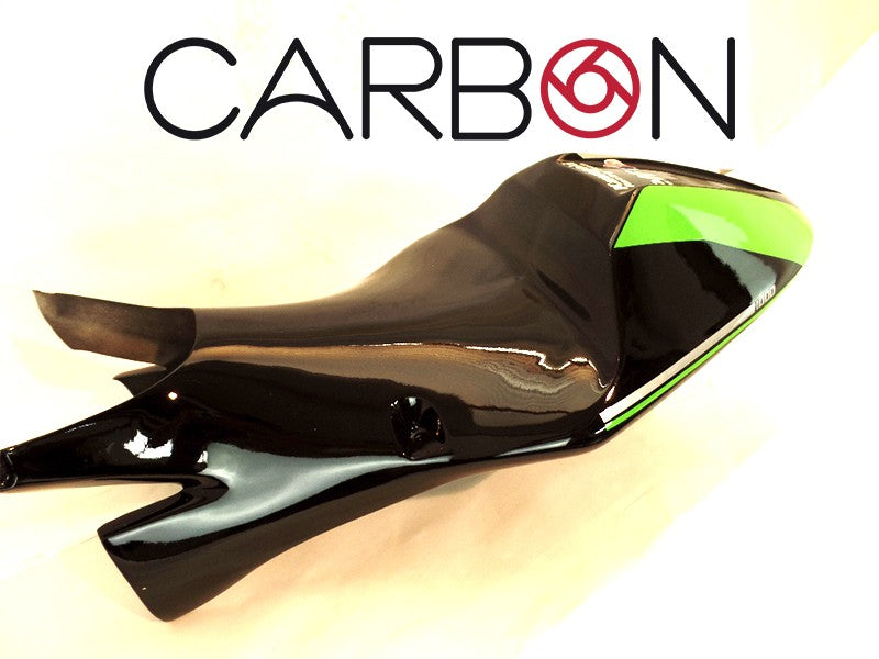 HINTERER SITZ MIT SIXFIBER-VERKLEIDUNG, LACKIERTES FIBERGLAS, KAWASAKI ZX10-R 2004-2005