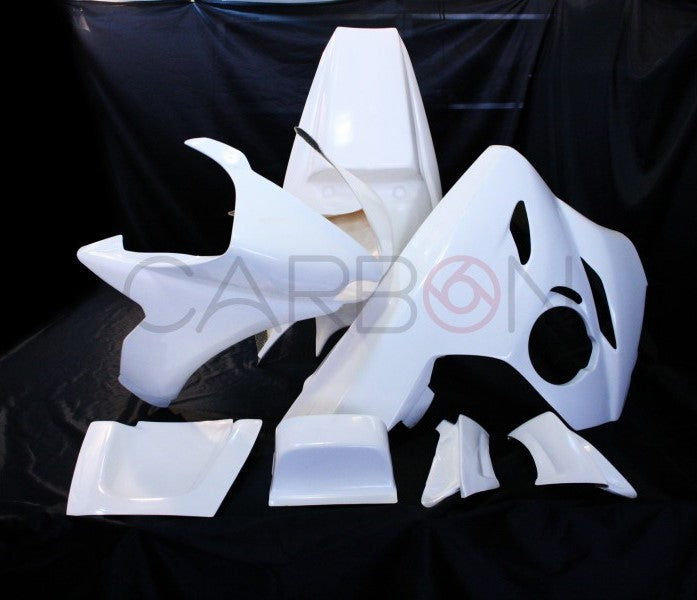 COMPLETE FIBERGLASS RACING FAIRING YAMAHA YZF R6 2003-05