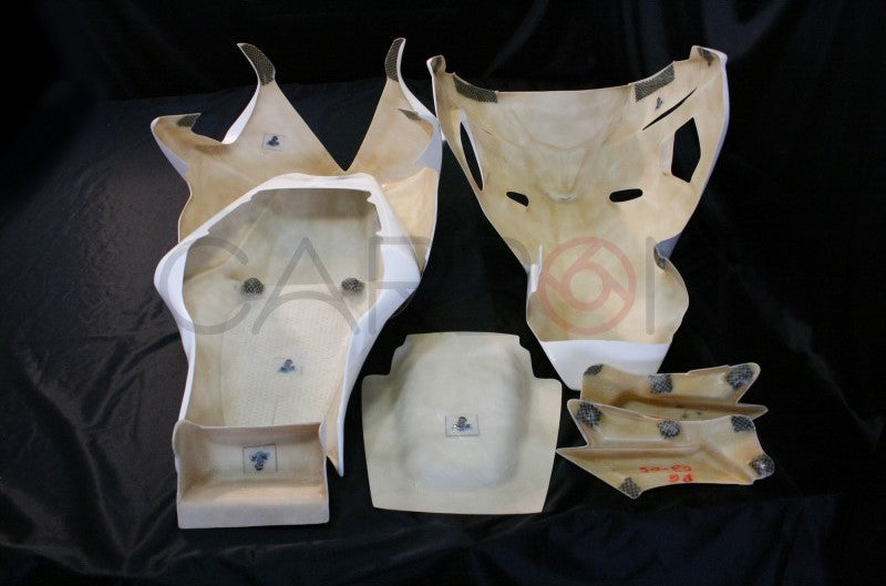 COMPLETE FIBERGLASS RACING FAIRING YAMAHA YZF R6 2003-05