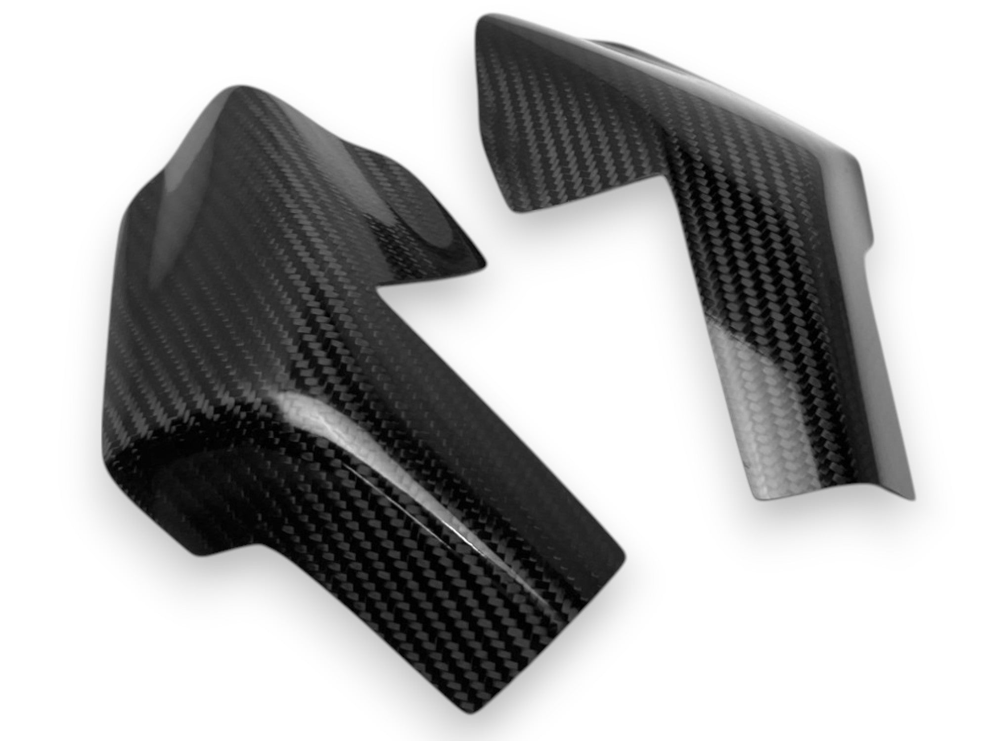 COPPIA COPRI SPIGOLI SERBATOIO PARASIGOLI PROTEZIONE IN CARBONIO | DUCATI PANIGALE V4 / V4S / V4R / Tricolore 2025