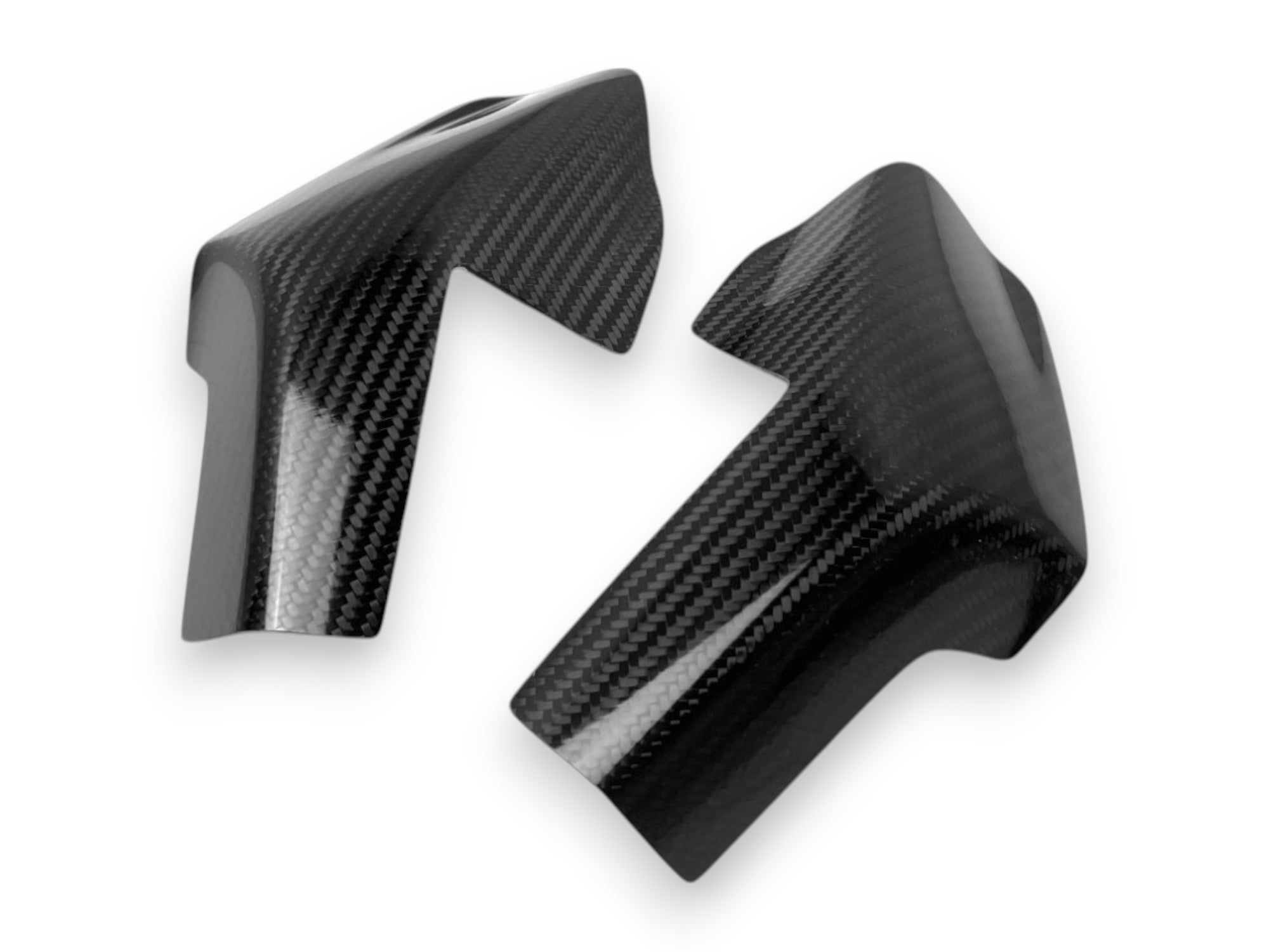 COPPIA COPRI SPIGOLI SERBATOIO PARASIGOLI PROTEZIONE IN CARBONIO | DUCATI PANIGALE V4 / V4S / V4R / Tricolore 2025