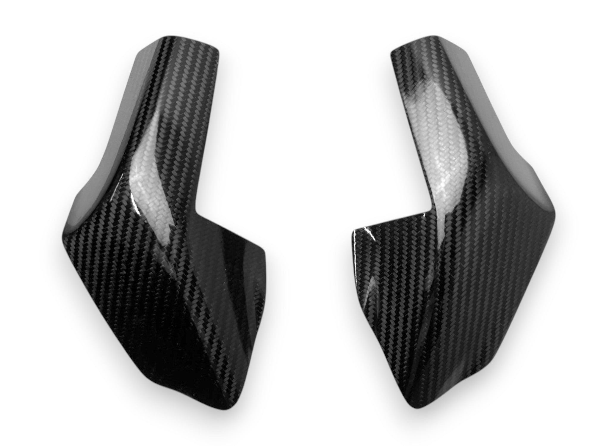 COPPIA COPRI SPIGOLI SERBATOIO PARASIGOLI PROTEZIONE IN CARBONIO | DUCATI PANIGALE V4 / V4S / V4R / Tricolore 2025