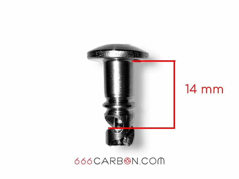 VIS À DÉGAGEMENT RAPIDE LIGHTECH POUR CARÉNAGES DE MOTO 14MM