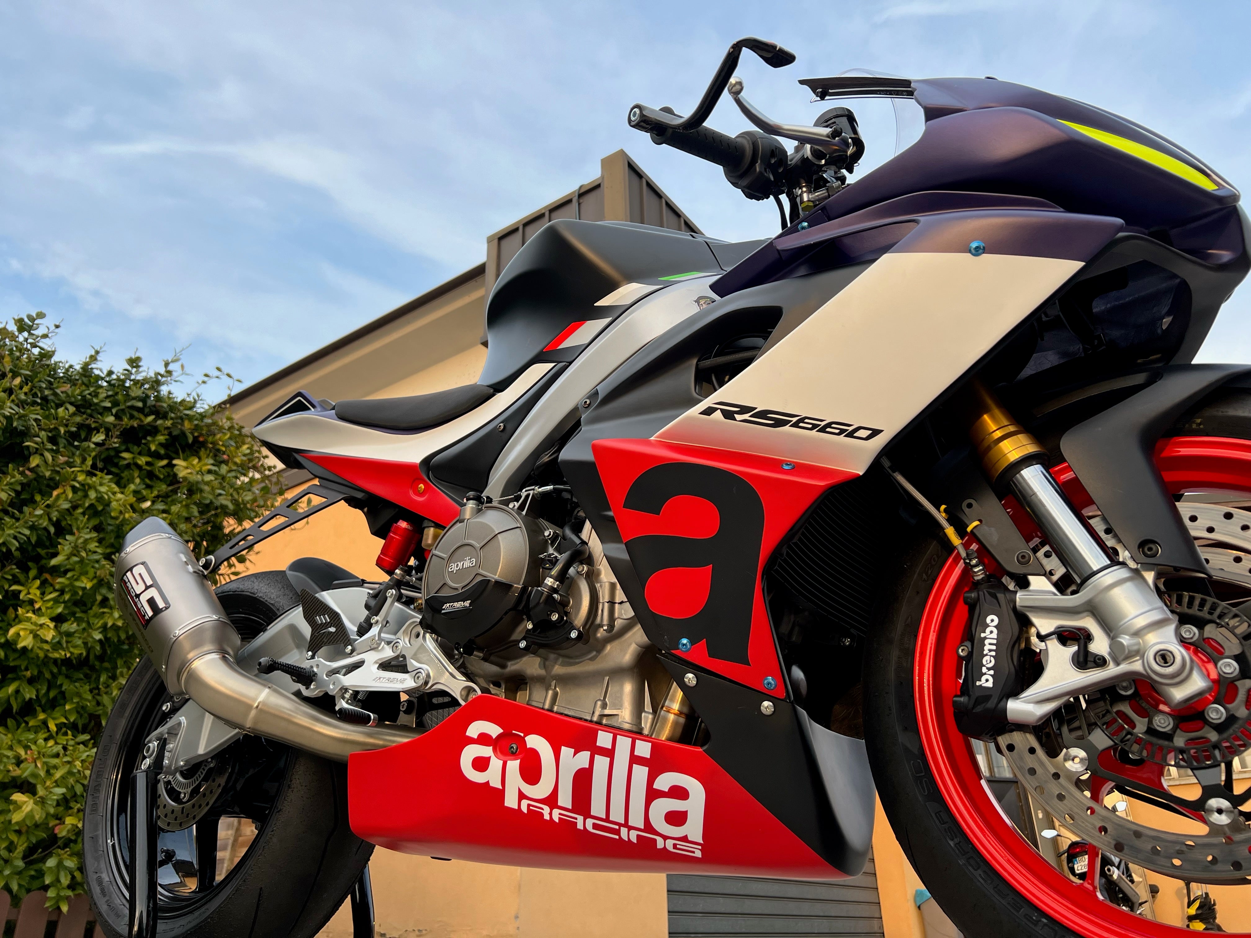 KIT CARENA COMPLETA RACING SIXFIBER APRILIA RS 660 2022 2023 2024 VERNICIATA REPLICA RSV4 XTRENTA