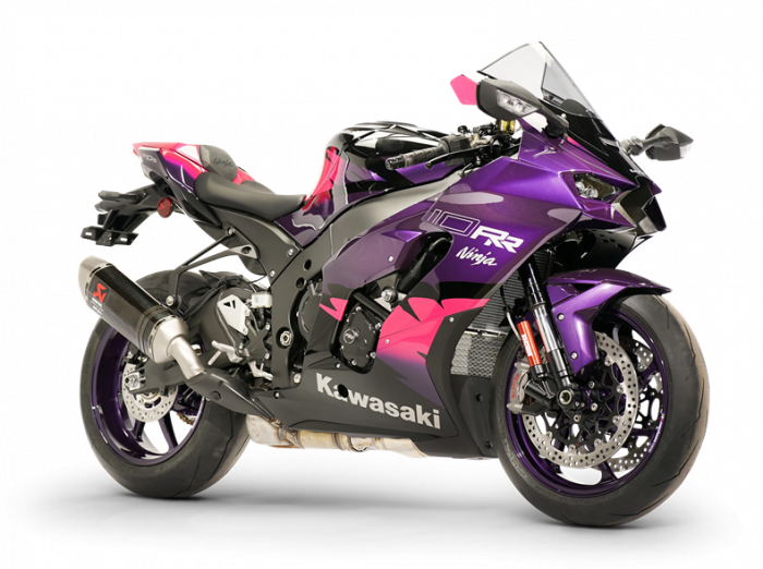 KIT DE HAYON COMPLET SIXFIBER RACING RÉPLIQUE PEINTE ÉDITION ANNIVERSAIRE VIOLET VIOLA WORLD ENDURANCE KAWASAKI ZX-10 R 2021-25