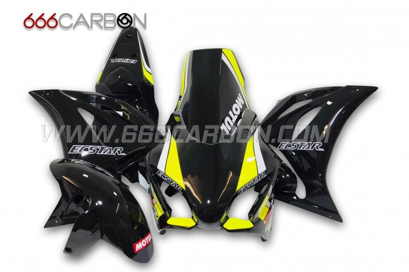 KIT CARENA COMPLETA SIXFIBER RACING REPLICA ECSTAR NERA GSX-R 1000 2017-25