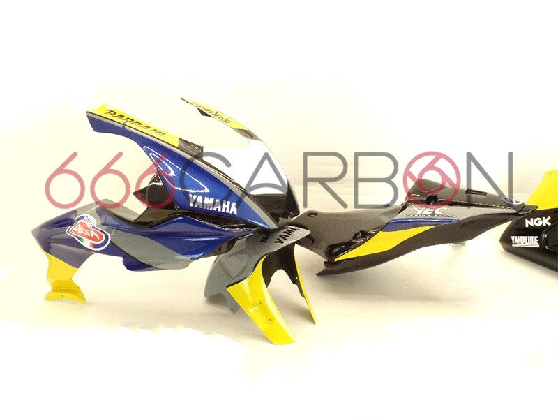 KIT CARENA COMPLETA AVIOFIBRA RACING REPLICA BARDAHL YAMAHA YZF R6 2017-2023