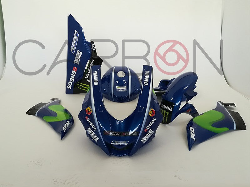 KIT CARÉNAGE COMPLET SIXFIBER RACING RÉPLIQUE MOTOGP MOVSITAR YAMAHA YZF R6 2017-2023