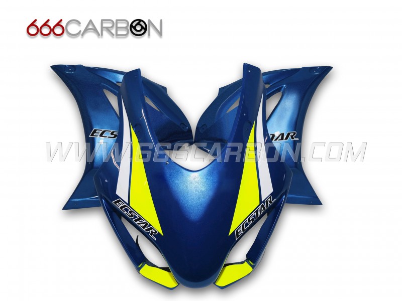 KIT CARÉNAGE COMPLET SIXFIBER RACING REPLICA ECSTAR BLEU GSX-R 1000 2017-25