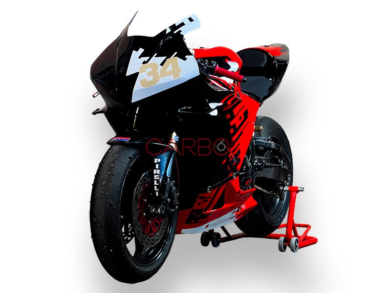 KIT CARÉNAGE DE COURSE COMPLET EN SIXFIBER PEINT GRAPHIQUES OFFICIELS 666CARBON HONDA CBR 600 RR 2020-2025