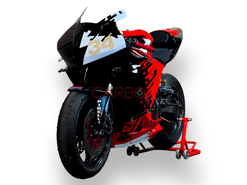COMPLETE RACING FAIRING KIT IN PAINTED AVIOFIBRE OFFICIAL GRAPHICS 666CARBON HONDA CBR 600 RR 2020-23